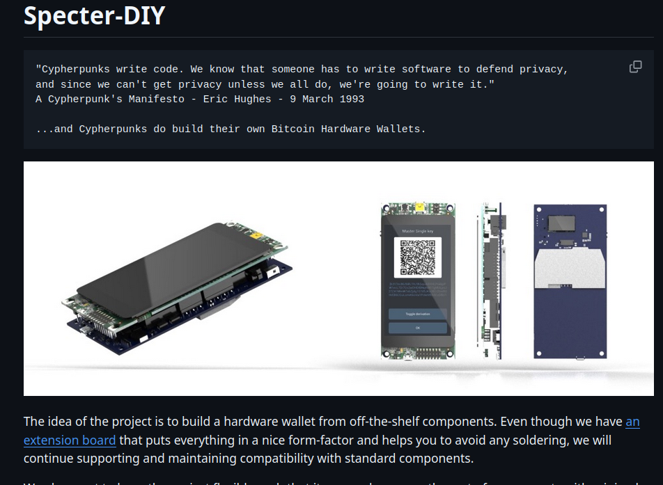 Specter DIY Doc Highlights
